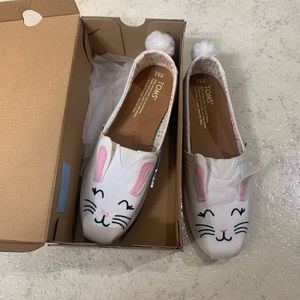 Toms bunny shoes - perfect for Spring or Easter.